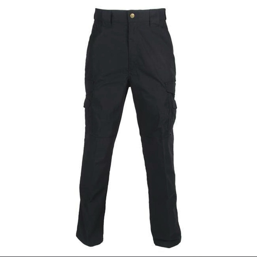 Men's Black Cargo Pants with Utility Pockets